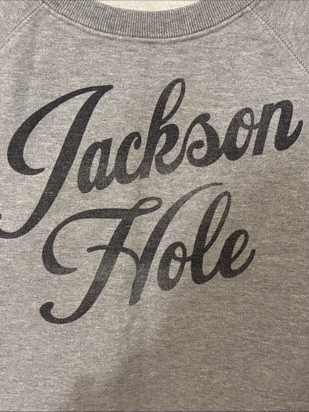 J. Crew Gray 'Jackson Hole' Crewneck Sweatshirt